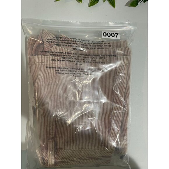 We The Free Gala-Vanting Low Rise Mini Skort Corduroy Pink & White Striped Sz/25 - Picture 14 of 16